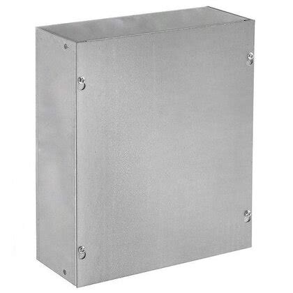 NEMA 1 Screw Cover Enclosure, Galvanized Steel with 